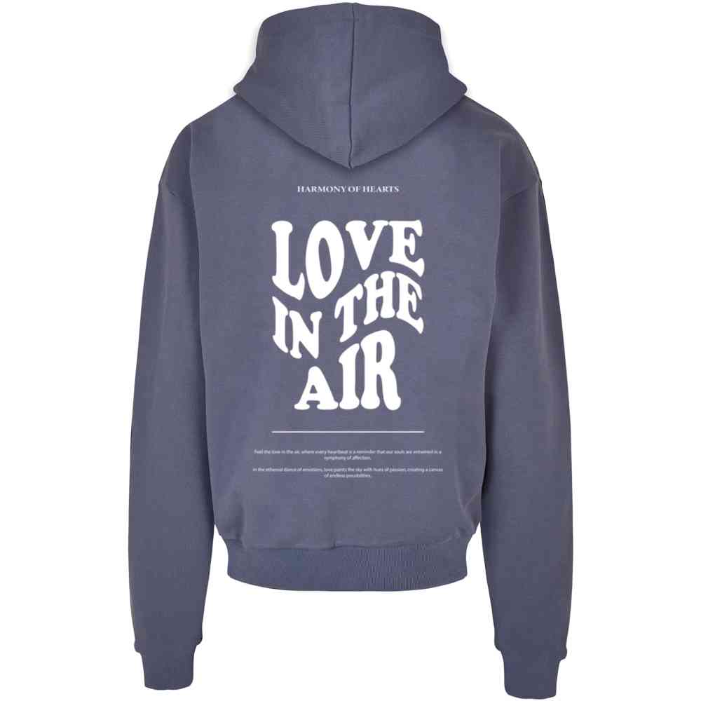Merchcode - Love In The Air Ultra Heavy Kapuzenpullover/hoodie - Blau